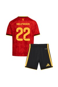 Belgia Alexis Saelemaekers #22 Jalkapallovaatteet Lasten Kotipeliasu MM-kisat 2026 Lyhythihainen (+ Lyhyet housut)